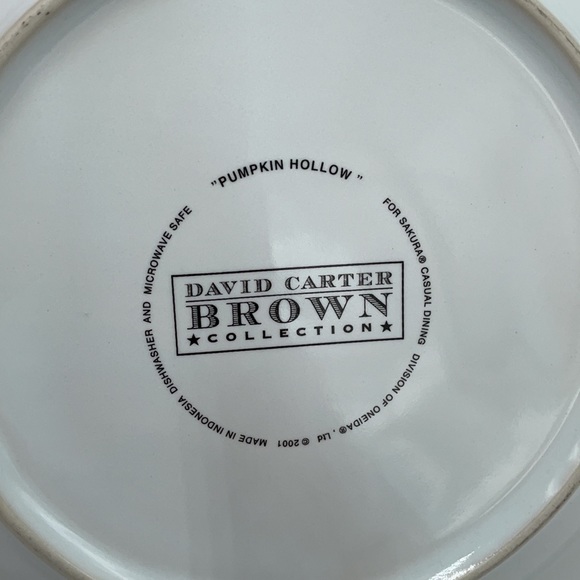 Sakura David Carter Brown Halloween Salad Plates - Picture 8 of 8